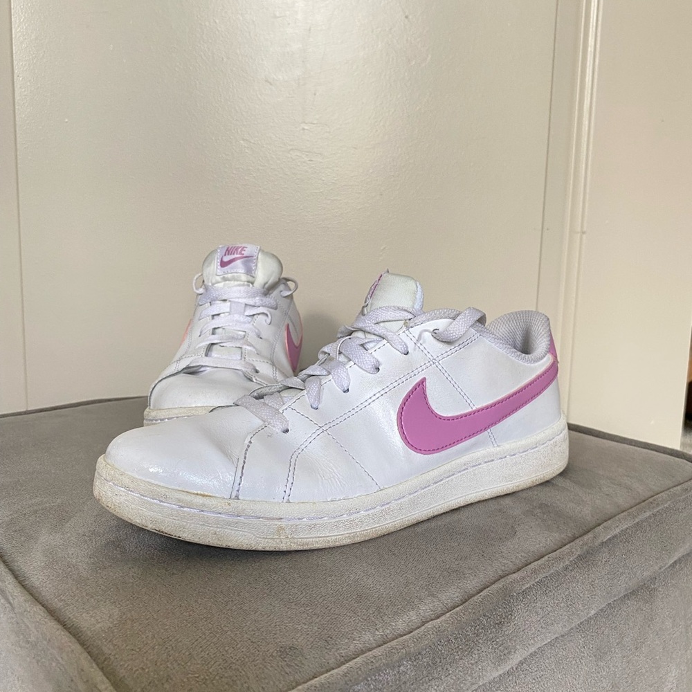 Nike Court Royal Sneakers- White and Pin